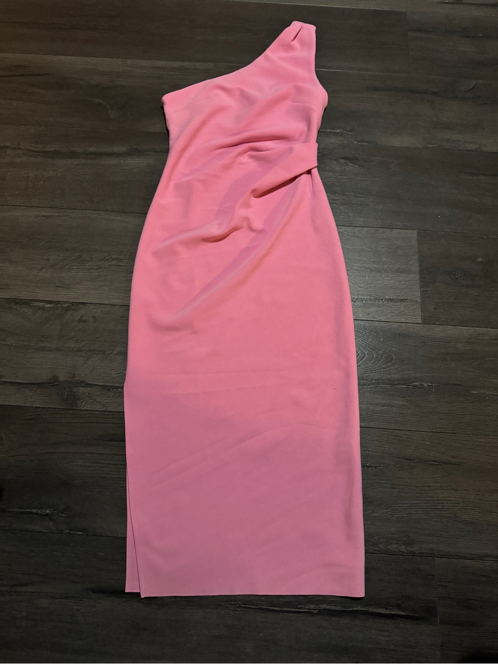Petal & Pup One-Shoulder Pink Midi Dress size 4